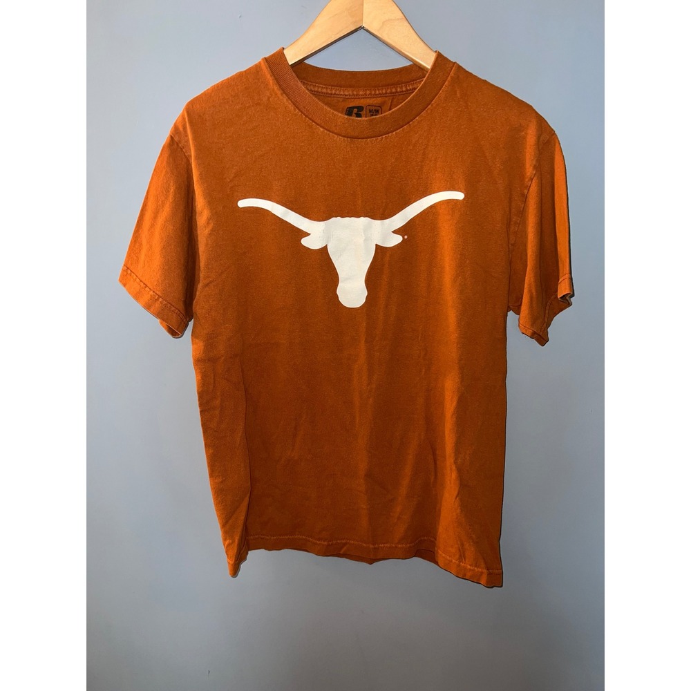 Russell Athletic Texas Longhorns Burnt Orange Graphic T-Shirt Mens Medium
